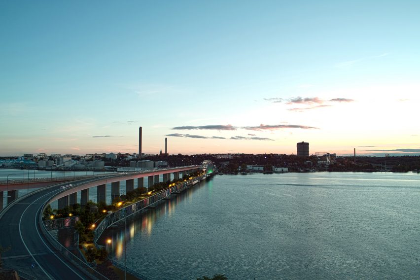 Gamla Lidingöbron bridge byUrban Nouveau