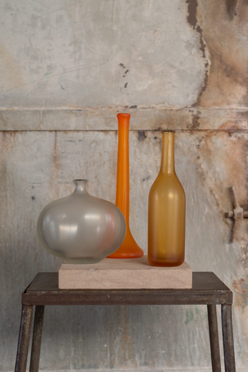Matteo Thun creates a limited edition series of opaque vessels for Venini