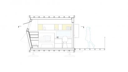 Homes for Hope is a homeless housing solution for Los Angeles by architecture studio MadWorkshop that aims to bridge the gap between life on the streets and permanent accommodation.