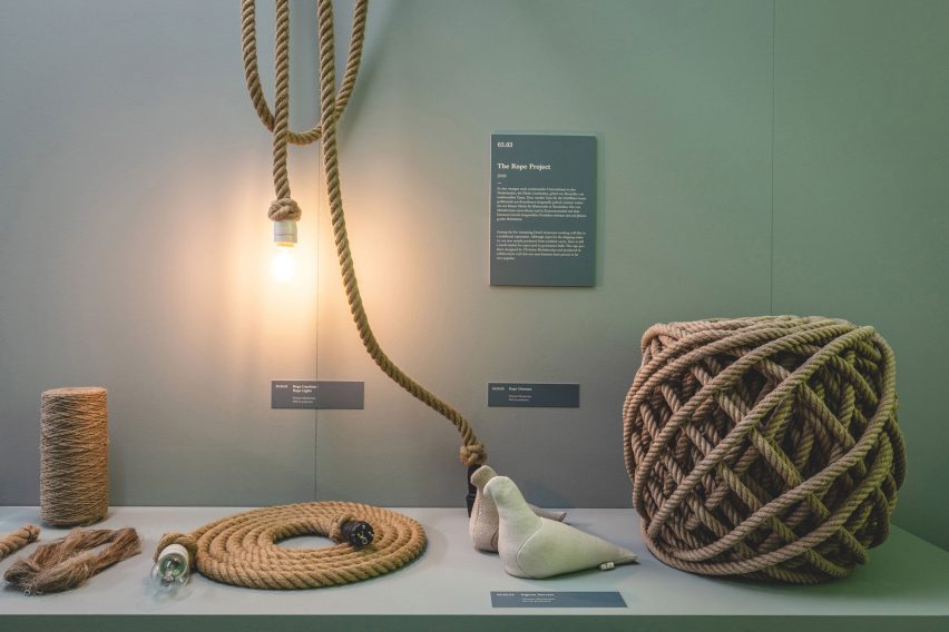 Christien Meindertsma exhibition looks at designer's use of four materials