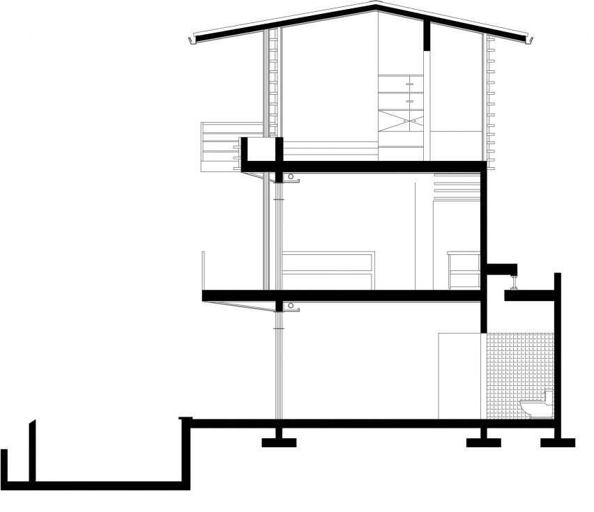Waterfall house by LSD Architects