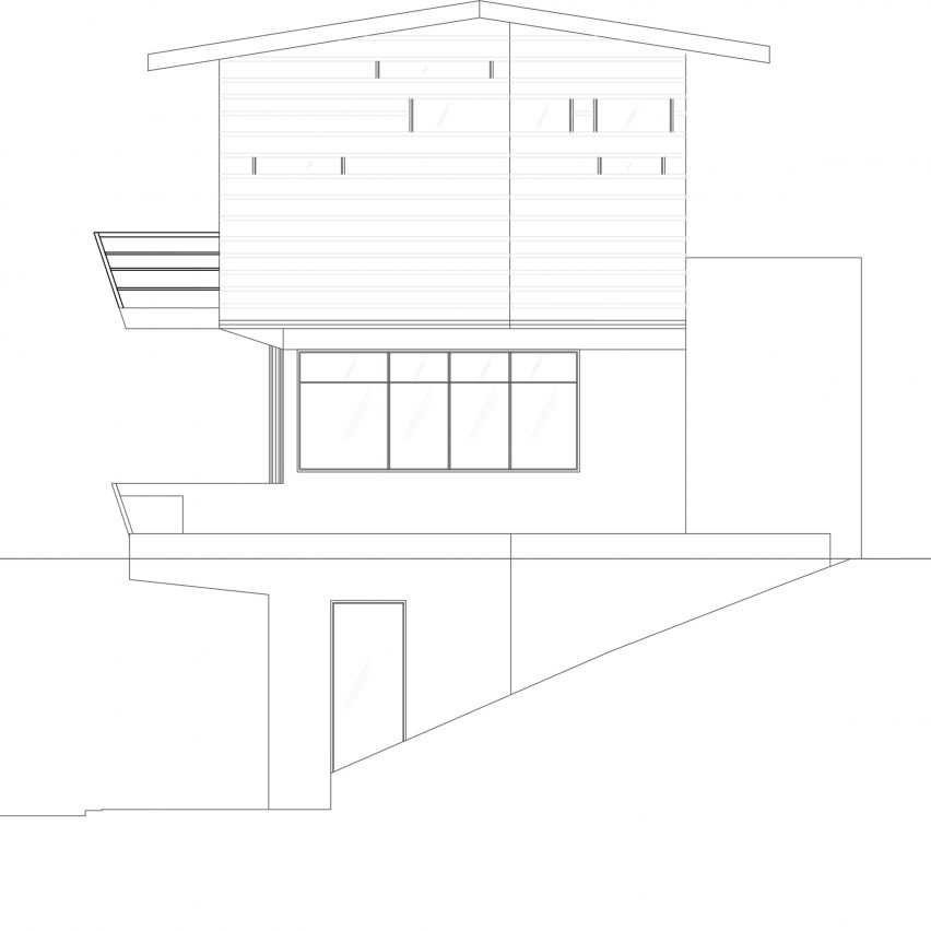 Waterfall house by LSD Architects