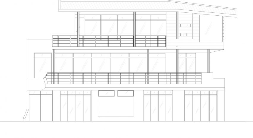Waterfall house by LSD Architects
