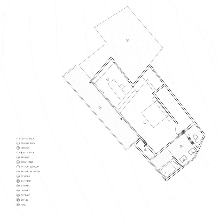 Waterfall house by LSD Architects