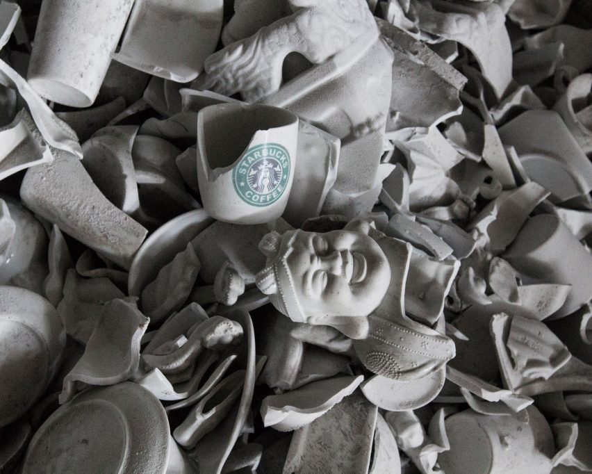 Wreck ceramics furniture by Bentu design