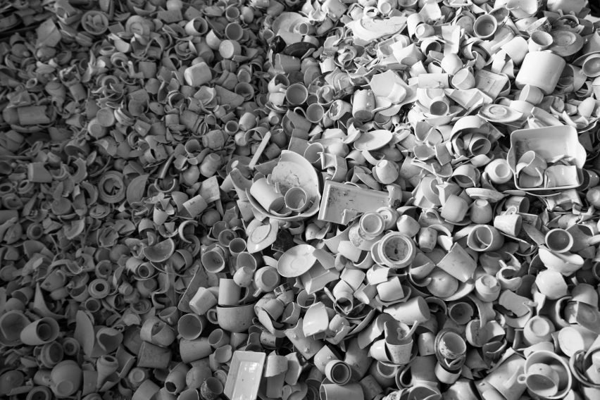 Wreck ceramics furniture by Bentu design