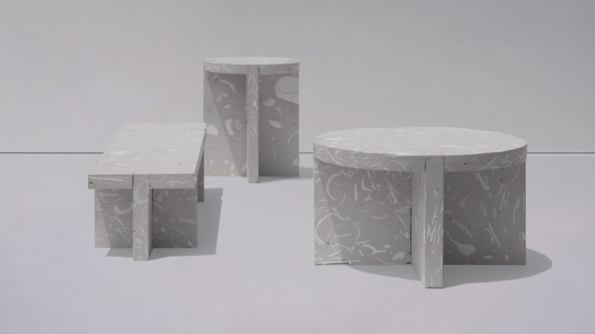Wreck ceramics furniture by Bentu design