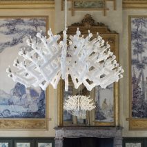 Prague designers grow a chandelier using a mineral crystallisation process