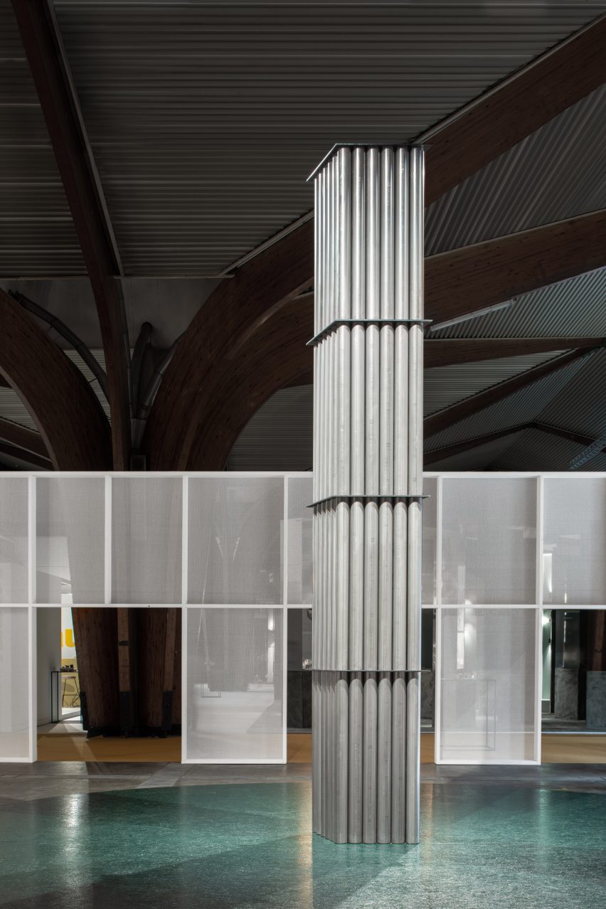 Studio Verter creates a “space within a space” for 50th anniversary of Biennale Interieur