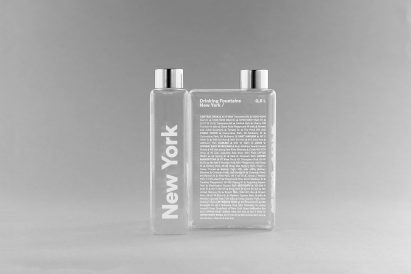 Emanuele Pizzolorusso designs refillable bottles that guide users towards water fountains