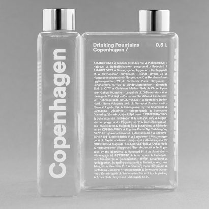 Emanuele Pizzolorusso’s refillable bottles can guide you towards urban water fountains