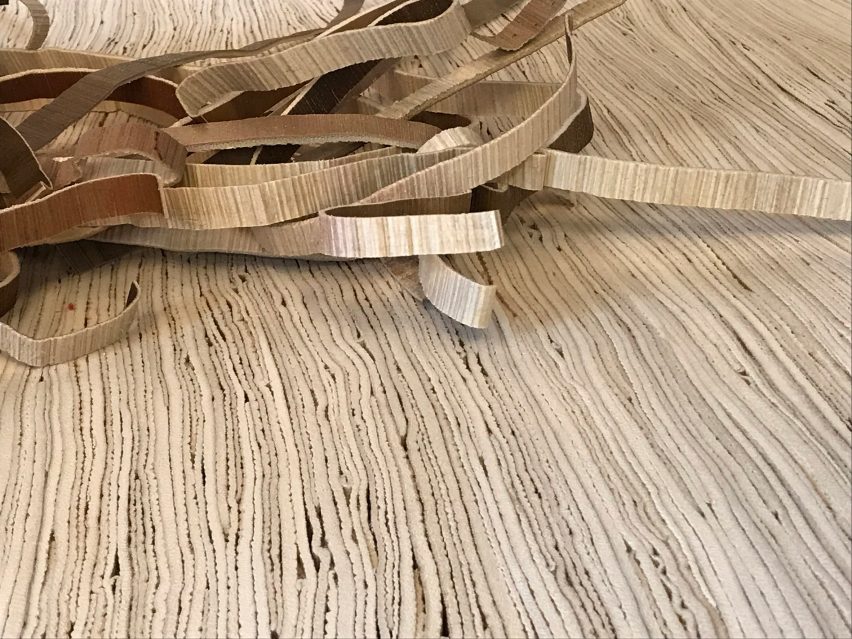 Palm leather rugs by Tjeerd Veenhoven offer a vegan alternative to cow hide