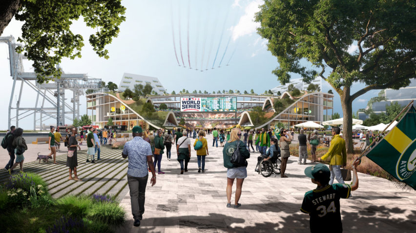 Oakland A stadium by BIG