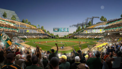 Oakland A's stadium by BIG