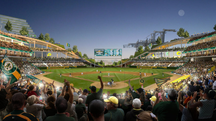 Oakland A stadium by BIG