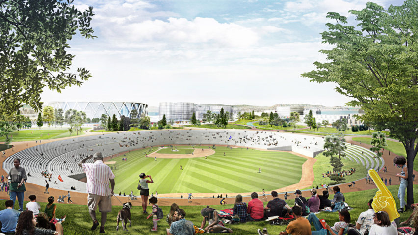 Oakland A stadium by BIG