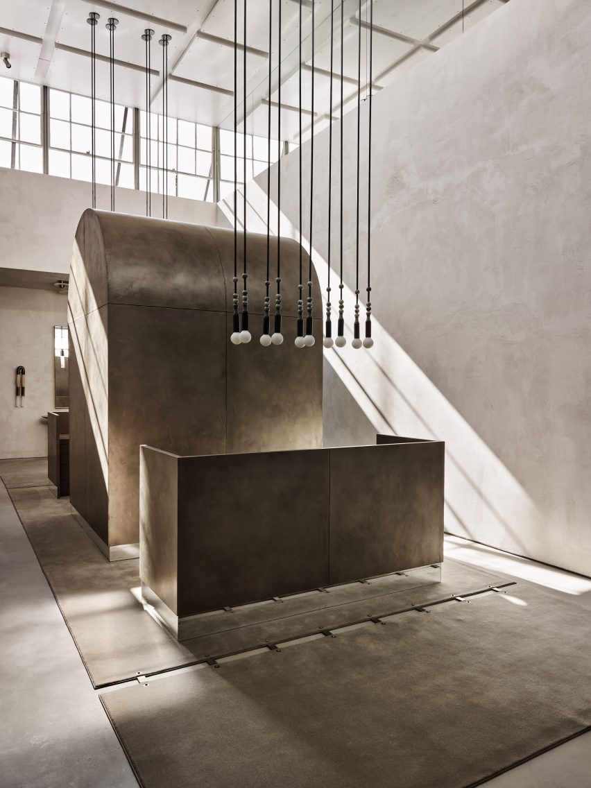 Apparatus' showroom in Los Angeles