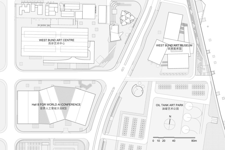 Urban fabric of Archi-Union 3D-printed Cyborg Conference Centre in Shanghai, China