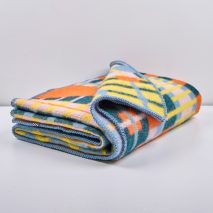 ZigZagZurich use twisted yarns to create Bauhaus-inspired blankets