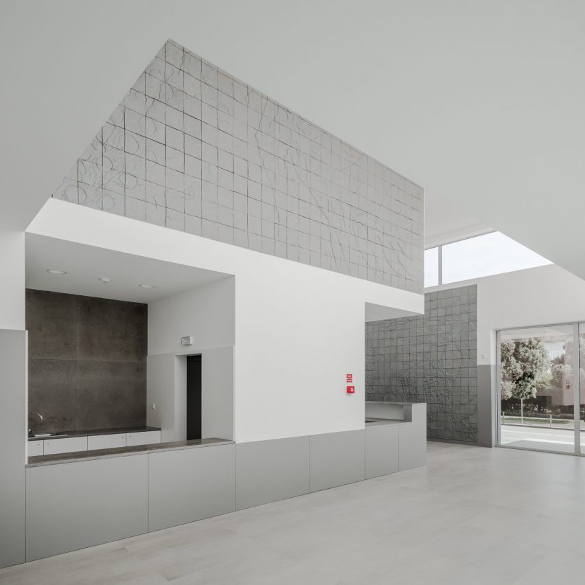 Angular forms create "dynamic" aesthetic at Portuguese sports facility by Valdemar Coutinho Arquitectos