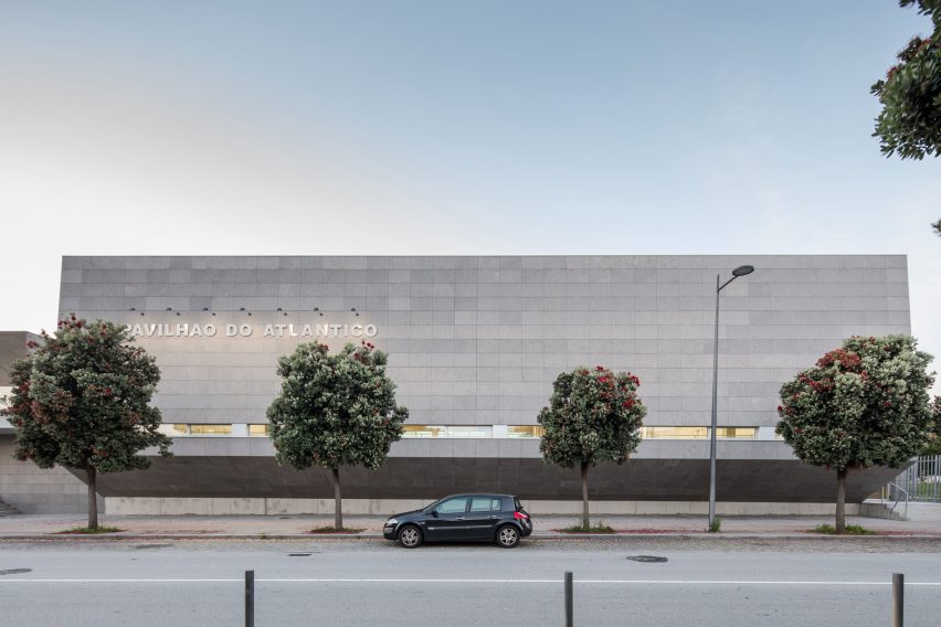 Angular forms create "dynamic" aesthetic at Portuguese sports facility by Valdemar Coutinho Arquitectos