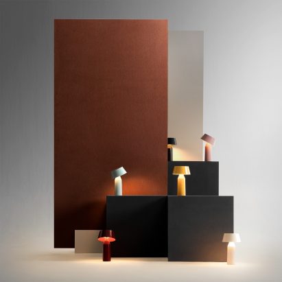 Bicoca lamp by Christophe Mathieu for Marset