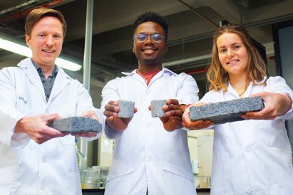 Bio-bricks from human urine by University of Cape Town