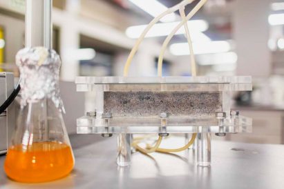 Bio-bricks from human urine by University of Cape Town