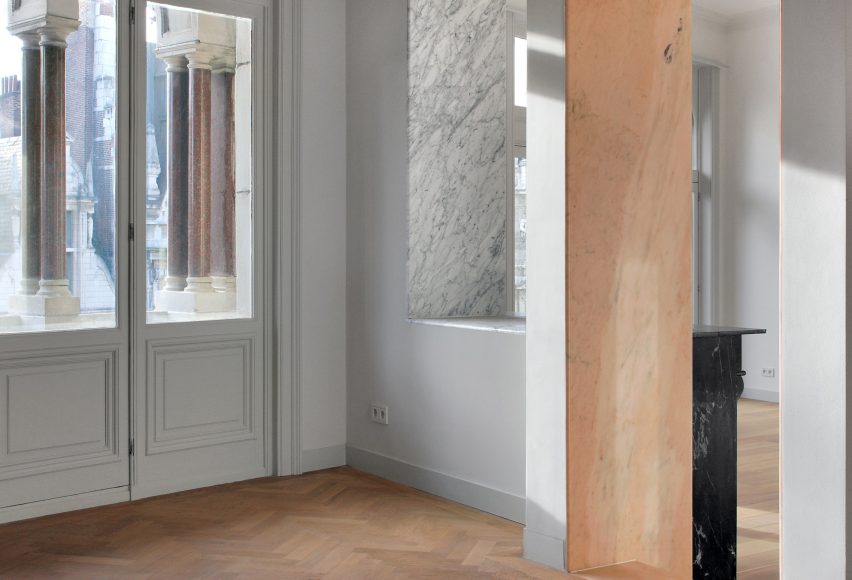 Bovenbouw transforms trio of historic buildings into unique apartments on Antwerp's busiest shopping street