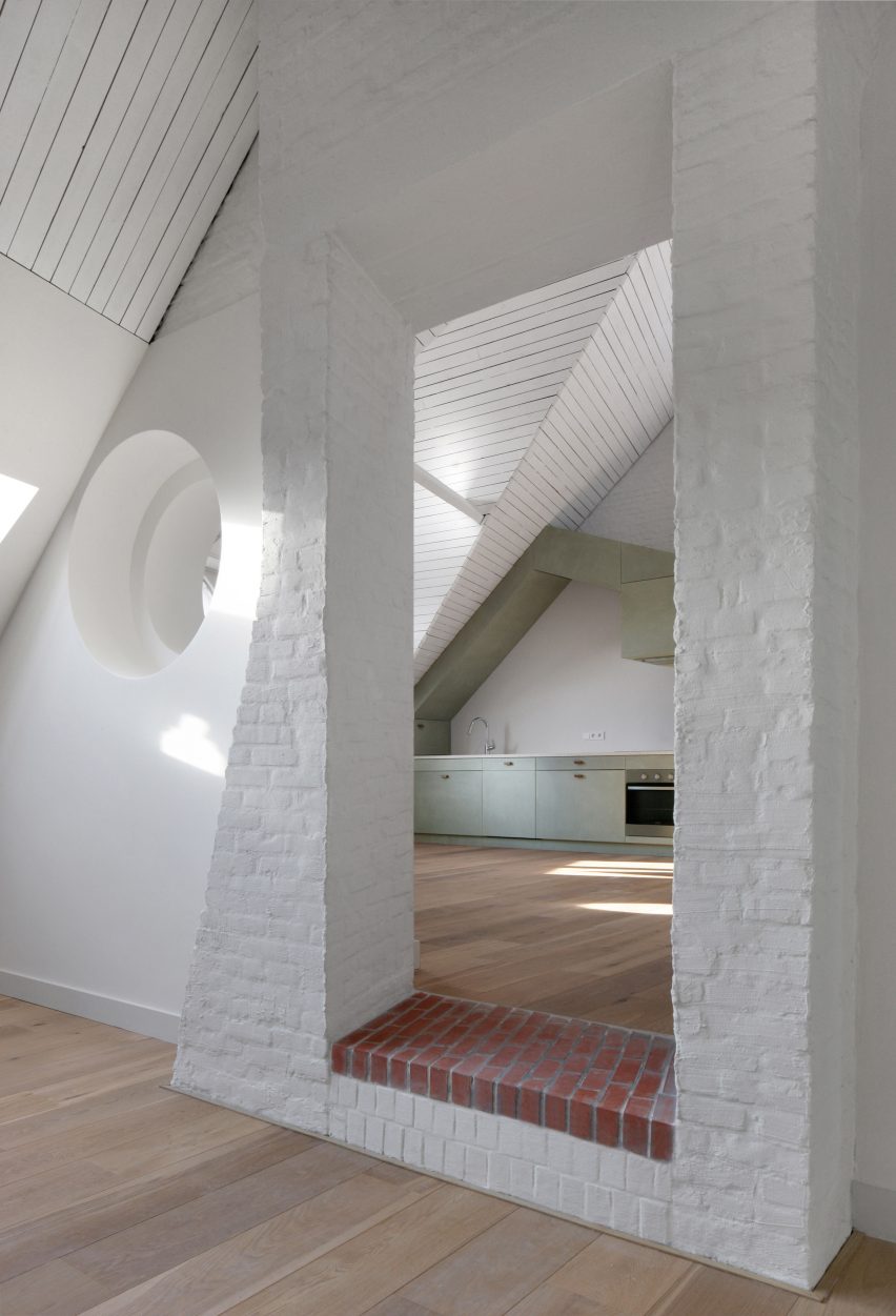 Bovenbouw transforms trio of historic buildings into unique apartments on Antwerp's busiest shopping street