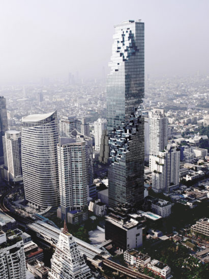 Büro Ole Scheeren completes the MahaNakhon in Bangkok – second tallest building in Thailand