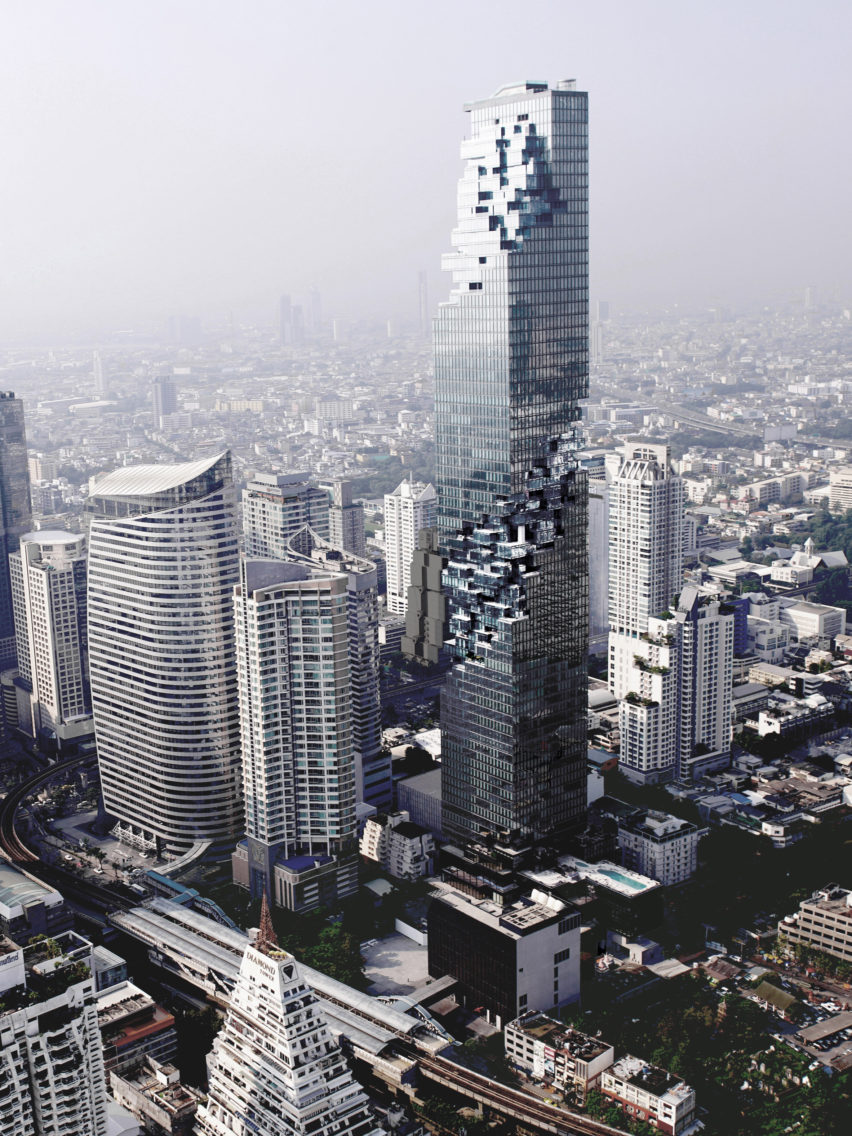 Büro Ole Scheeren completes the MahaNakhon in Bangkok – Thailand's tallest building
