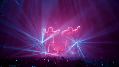 Marcus Lyall and Adam Smith have designed live shows for electronic music duo The Chemical Brothers for over 25 years