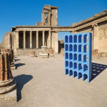 Matteo Pacella and Philippine Hamen design blue classical furniture