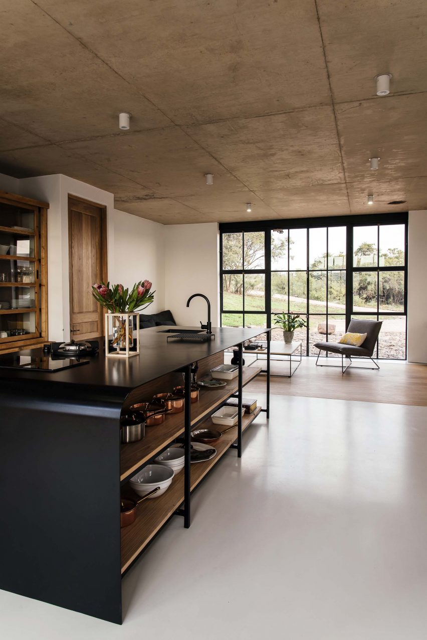 Kitchen of Conservatory House by Nadine Englebrecht in South Africa
