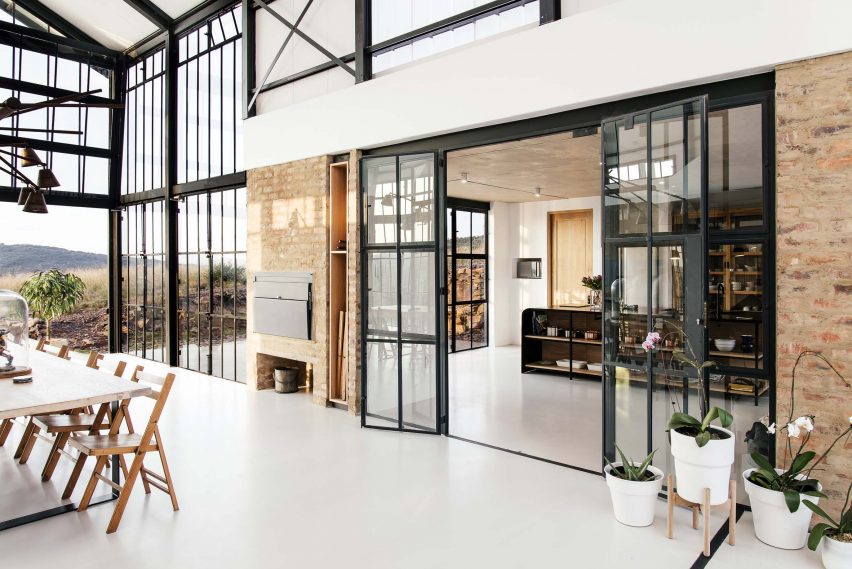 Interiors of Conservatory House by Nadine Englebrecht in South Africa