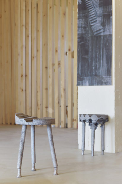 Desert cast chair collection by Jassim Al Nashmi, Kawther Al Saffar and Ricardas Blazukas