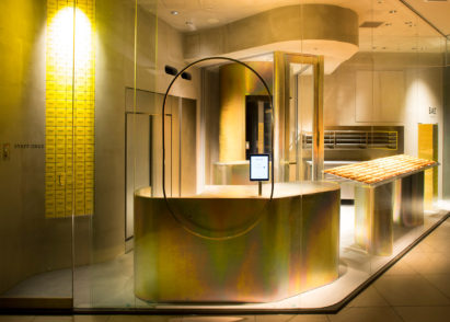 Dezeen Awards interiors winners: Bake Cheese Tart Shop Abeno Harukas by Yagyug Douguten
