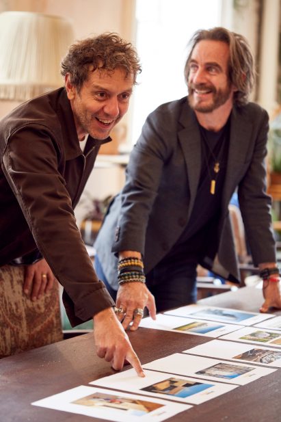 Dezeen founder Marcus Fairs with Michel Rojkind