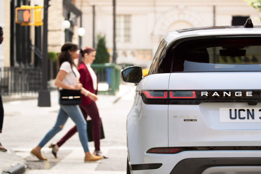 New Range Rover Evoque SUV car by Land Rover