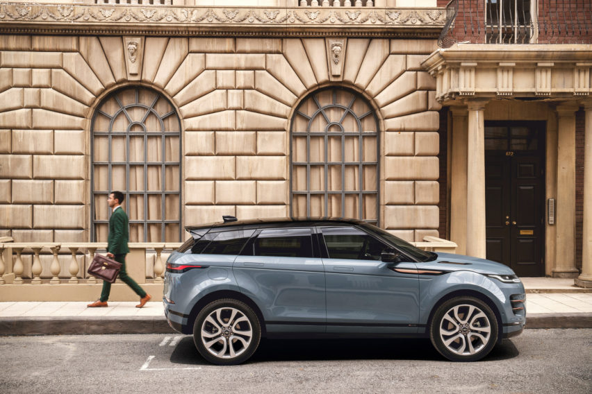 New Range Rover Evoque SUV car by Land Rover