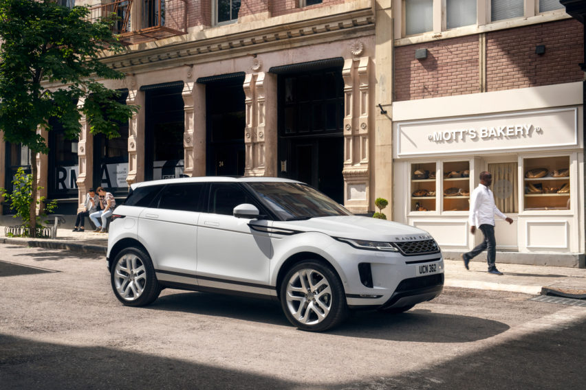 New Range Rover Evoque SUV car by Land Rover