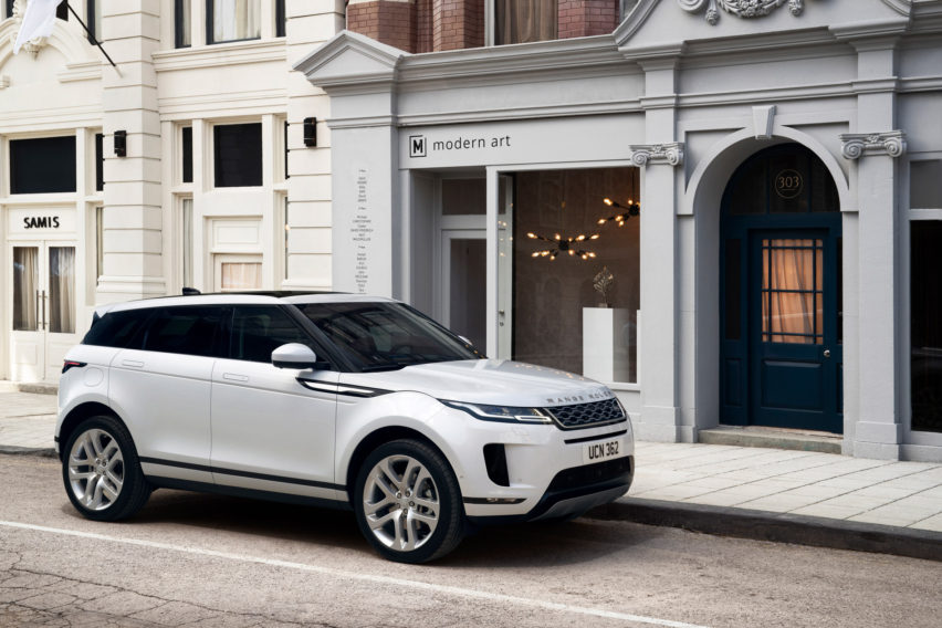 New Range Rover Evoque SUV car by Land Rover