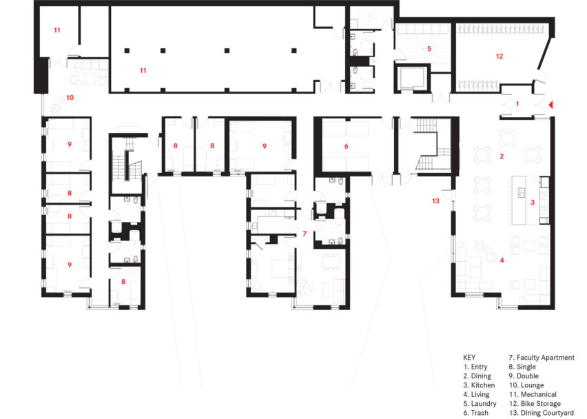 Dickinson College High Street Residence Hall by Deborah Berke Partners