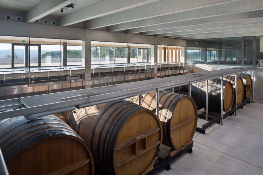 Domaines Ott winery by Carl Fredrik Svendstedt Architect