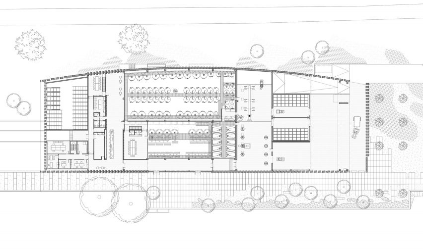 Domaines Ott winery by Carl Fredrik Svendstedt Architect