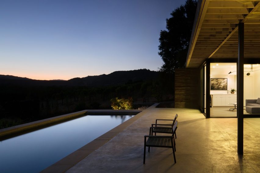 Dry Creek Pool House by Ro Rockett Design