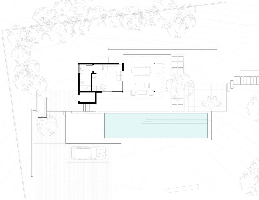 Dry Creek Pool House by Ro Rockett Design