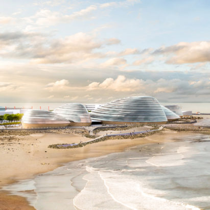 Eden Project North in Morecambe, Lancashire by Grimshaw Architects and The Eden Project