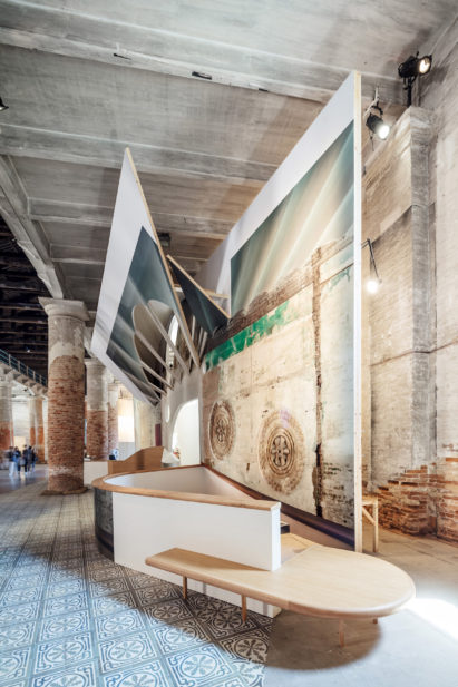 Sala Beckett theatre at Venice Architecture Biennale by Flores & Prats